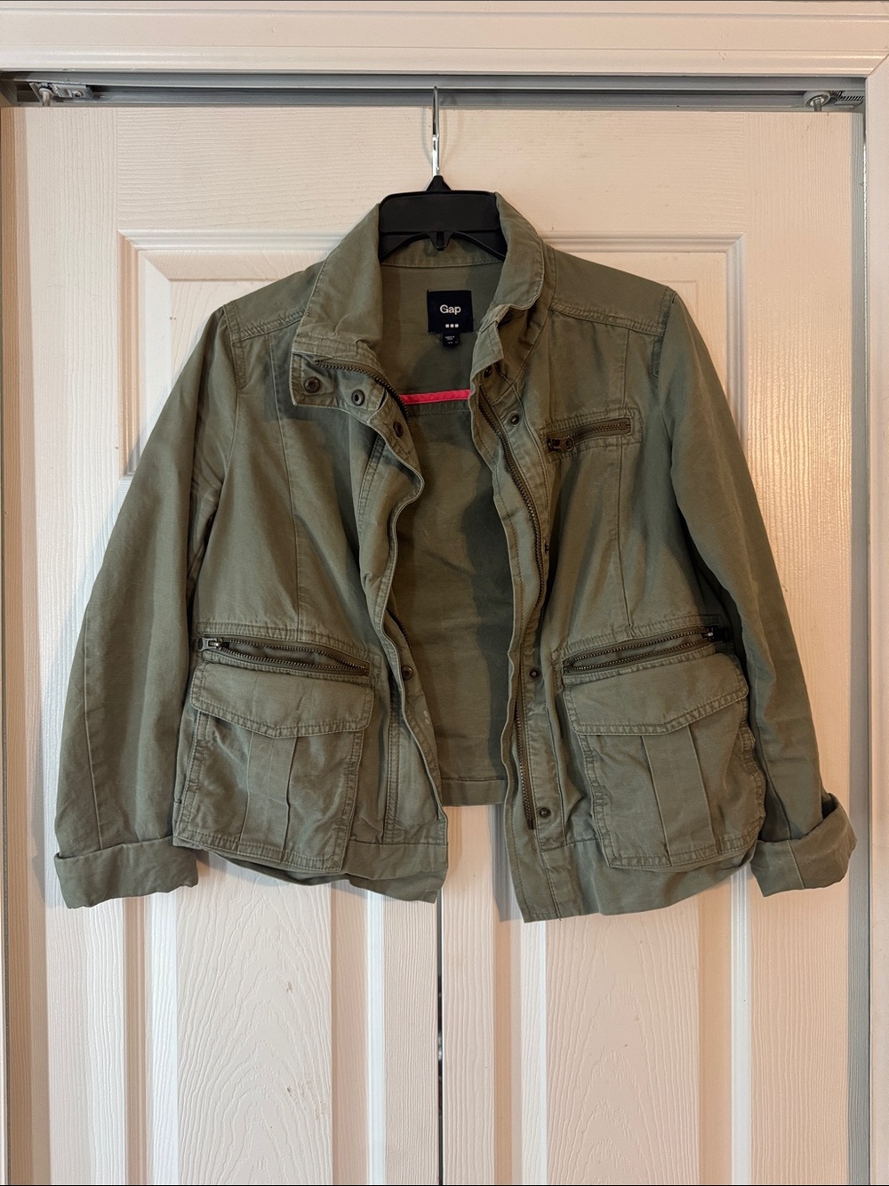 GAP Military-Style Olive Utility Jacket